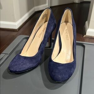Nine West Women's Blue Heels